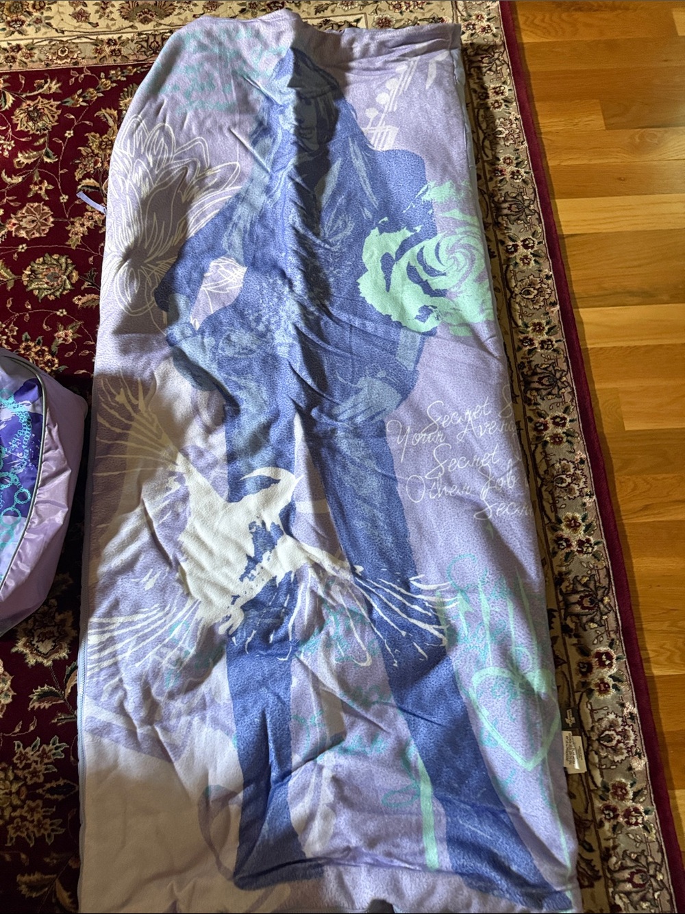 Hannah Montana sleeping bag and duffle bag like new